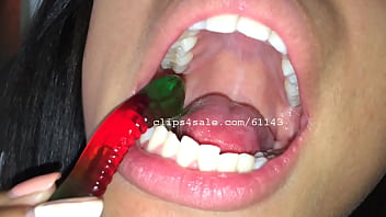 Preview 3 of Norxxx - Vore Fetish - Brandy Eats Gummy Worms Video 1