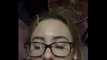 Preview 4 of Amature Good Woman - Cumming on Her Glasses