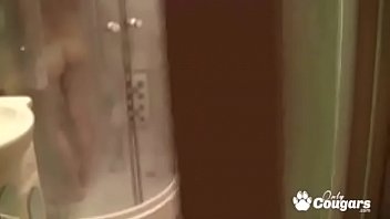 Preview 1 of Sanilion Xxx Hd Veido Downlod - Kleo Makes A Sex Tape In The Bathroom