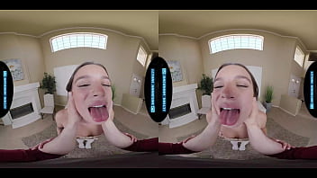 Preview 1 of Chasey Lain Strapon - Cute Teen with PERFECT Tits Rides Your Cock - LethalHardcoreVR