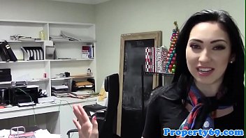 Preview 1 of Armani Millar - Stockinged realtor pussylicked before fucking