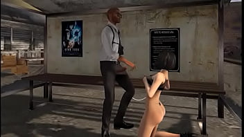 Preview 3 of Amy Anderssen Movies - A cop fucks jade in a bus stop