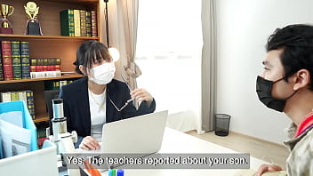 Preview 1 of Mom And Daughters Xnxx Mo - Principal Female Teacher Cheating Fucked with the Poor Guy