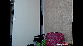 Preview 3 of Jakarta Callbaby Porn - Teen on christmas shows her tits