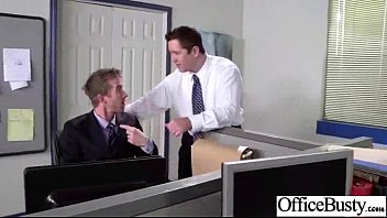 Preview 3 of Voyeur Video Tumblr - Big Melon Tits Girl (selena santana) Get Bang Hardcore In Office clip-29