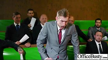 Preview 3 of Thigh Socks Orgasm - Big Melon Tits Girl (jasmine loulou) Get Bang Hardcore In Office clip-19