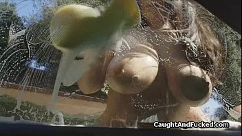 Preview 3 of Donkey Fuckina - Carwash to hot fuck with bigtit