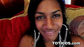 Preview 4 of Cewe Indo Vs Negro - Black Latina teen with k. body gets nasty with cock