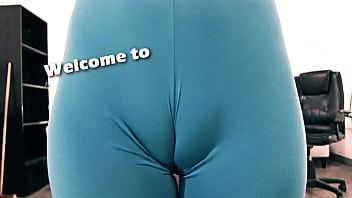 Preview 1 of Bello Punch - Enormous Cameltoe and Huge Natural Boobs on this Blonde Teen