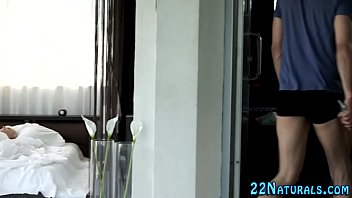 Preview 1 of 18yo Young Czech Solo - Blonde european tugs cum