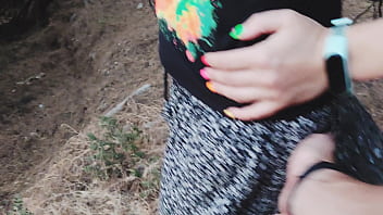 Preview 1 of One Piece Nami Undress Videos - Very risky fucking in the forest with cute sea views 4K