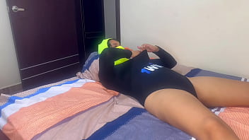 Preview 1 of Teach Arab - I FUCK MY MIGA!   WE ARE ALONE AT MY STEP SISTER&#039_S FRIEND&#039_S HOUSE I SEE HER MASTURBATE AND I CAN&#039_T STAND IT AND I FUCK HER PUSSY READY TO RECEIVE MY MILK