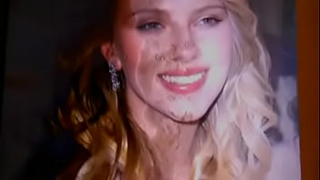 Preview 4 of Arveen Morgan - My huge cum tribute to Scarlett Johansson 3