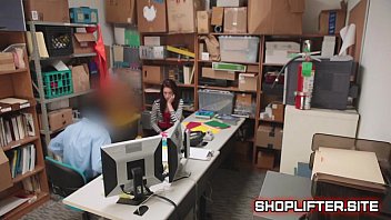 Preview 2 of Leslin Winston - Naiomi Mae Blackmailed And Fucked By Store Detective