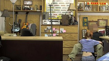 Preview 2 of Armpit Gay Male - Skinny redhead drilled by nasty pawn guy in his pawnshop