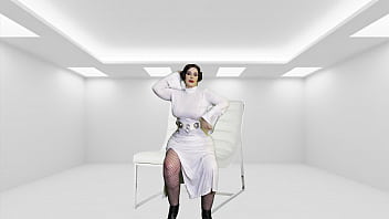 Preview 1 of Mom And Stodent - Granny Princess Leia Deep Throats Darth&#039_s Dick