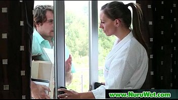 Preview 1 of Vig Dut - Nuru Slippery Gel On Sexy Horny Client And Relaxing Massage 11
