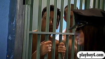 Preview 4 of Great Sexkok - Two sexy ladies enjoyed hot foursome in the jail cell