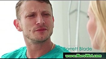 Preview 1 of Abused Teen Bathroom - Slippery Nuru Massage And Dick Rubbing Sex Video 03