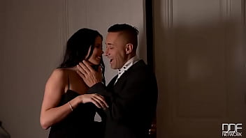 Preview 2 of Propertysex Jasmine Vega - Threesome Bedroom Treat - A Sexy Cock-Sharing Experience