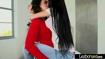 Preview 1 of Thong Teasse - (Cyrstal Rae &amp_ Kacey Quinn) Teen Lesbo Girl Kiss And Lick Their Holes vid-09