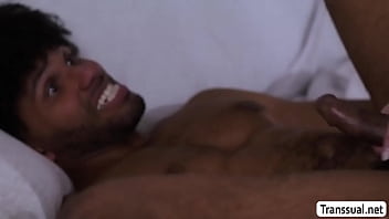 Preview 4 of Family Xxxmom Son - Black Gay gets ass barebacked by his TS stepmommy