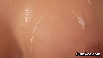 Preview 4 of Toilet Hair Scat - Wacky honey gets cum load on her face gulping all the jism
