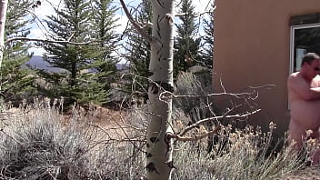 Preview 4 of Cam4ultimate Norway - Nude outside at a casita in Taos,  NM