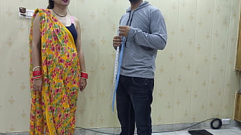 Preview 1 of Maria Satins - Indian hot Bhabhi sex with tailor master (Hindi audio)