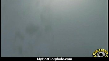 Preview 1 of Xxxividos Com - Ebony teen cleaning all the cocks at gloryhole 20