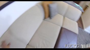 Preview 3 of Usa Online Lesbi - Lad in spy glasses rams twat