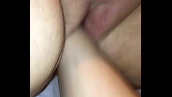 Preview 2 of Skinny Brunette Cock Riding Slut - Fisting Whore