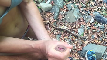 Preview 1 of Peep Show - amateur public handjob