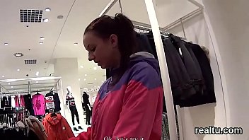 Preview 3 of Squirt Thriller - Exceptional czech nympho gets seduced in the mall and penetrated in pov