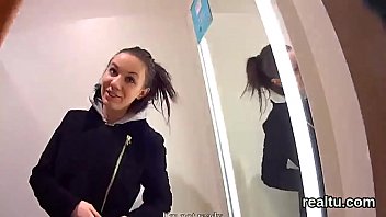 Preview 4 of Squirt Thriller - Exceptional czech nympho gets seduced in the mall and penetrated in pov