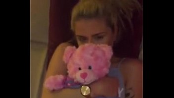 Preview 2 of Allies Jordan - Girl gets fucked while holding her teddy bear
