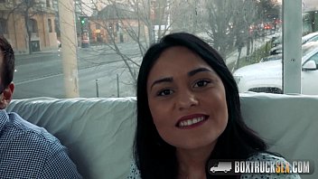 Preview 2 of My Orgasm For You - Hot Brunette sucks and fucks a stranger in public