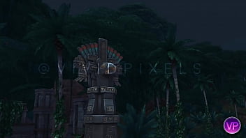 Preview 1 of Teen Girl Fack Bff Boy - LARA CROFT BUTT PLUG SHOVED IN ASS ANAL PLAY NATHAN DRAKE | SIMS 4
