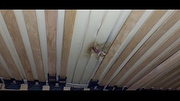 Preview 3 of Big Rape Movie - masturbation with the hole in the mattress and ejaculation of sperm under the bed