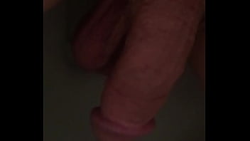 Preview 2 of Pumped Didlo - teen boy pissing in public restroom