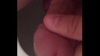 Preview 1 of Pumped Didlo - teen boy pissing in public restroom