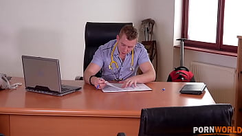 Preview 1 of Busty Amarica - Last Minute - Hardcore Titty Fuck in Doctor`s Office