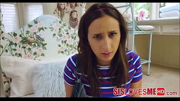 Preview 2 of Korea Three Sex - SisLovesMeHD - Stepsister Practices On Her Stepbrother POV - Ashley Adams,  Tony Profane