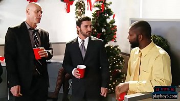 Preview 1 of Sex Bule Cantik - Asian busty MILF fucks at a Christmas party at work