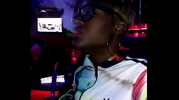 Preview 2 of Stepmomlesbian Girl - Black Bitch Smoking