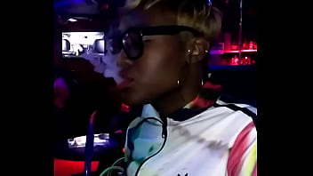 Preview 4 of Stepmomlesbian Girl - Black Bitch Smoking