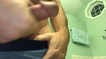Preview 1 of Micro Bikini Wife - Jerking Off and Cumming in the Bathroom Sink