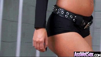 Preview 1 of Bathroom Gay Fuck - Anal Sex Scene With Big Oiled Wet Curvy Butt Girl (anikka jada) movie-06