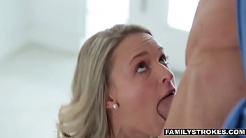 Preview 2 of Brest Milking Mim And Son - Hiding From Wife To Fuck StepDaughter