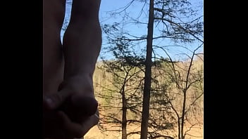 Preview 4 of Olg Couple Swap Young Couple - Naked Woods Jerk.MOV